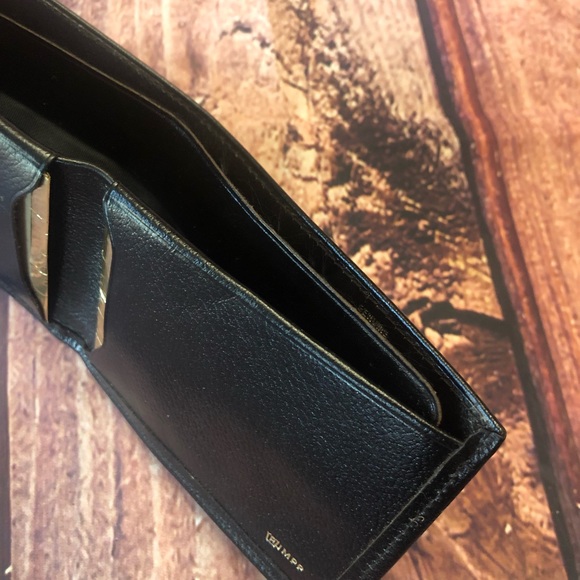 LAST CHANCE‼️Vintage Rumpp Black Cowhide Wallet - Picture 5 of 8